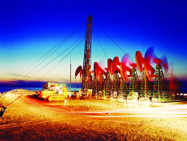 6套石油钻探PPT能源模板