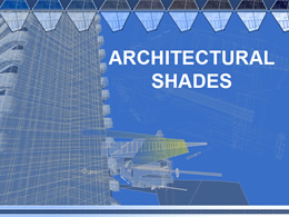 建筑设计图纸——建筑行业ppt模板