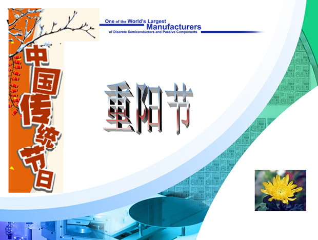 中国传统节日——重阳节PPT模板1