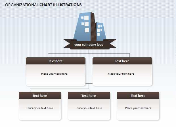 公司组织架构PPT图表