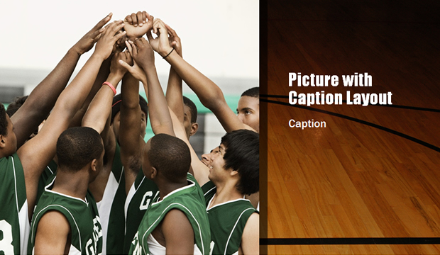 篮球写真体育运动PPT模板2