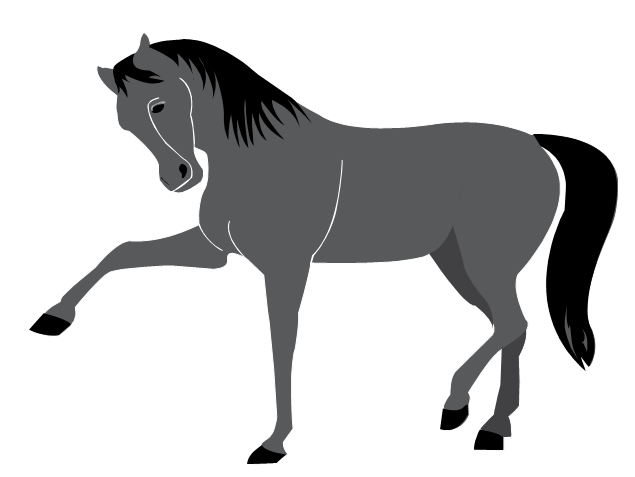 PPT绘制马年马的素材图片3