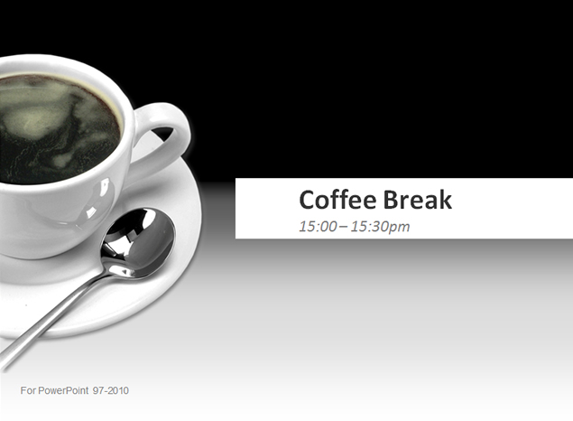 一杯咖啡 商务图表