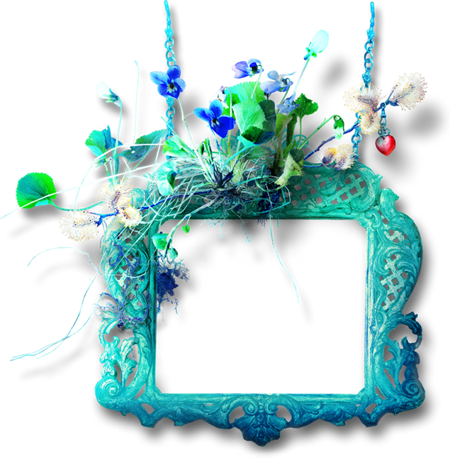 花朵植物修饰欧美风艺术相框