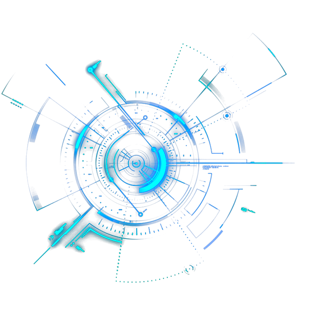 点线圈科技风免抠图