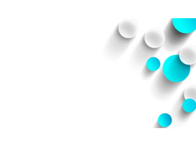蓝白圆点简洁商务PPT背景图片