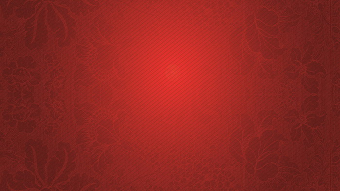 三张红色古典花纹PPT背景图片