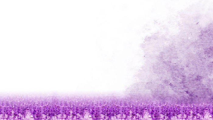紫色唯美丁香花PPT背景图片