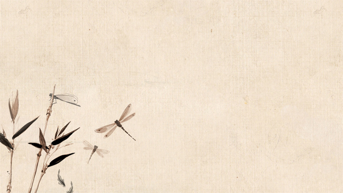 六张古典水墨中国风PPT背景图片集合二