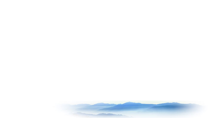 两张淡雅简洁群山云海PPT背景图片