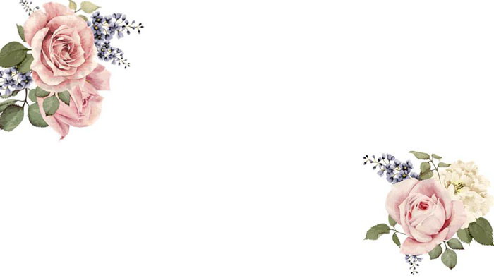 清新花卉PPT背景图片