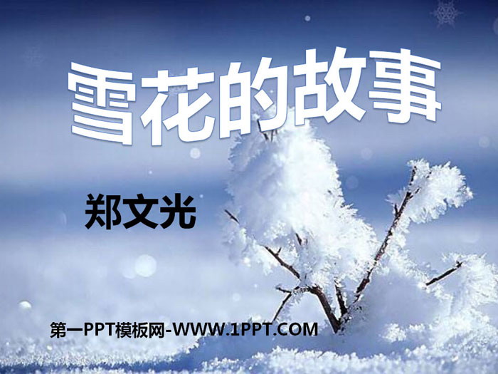 《雪花的故事》PPT