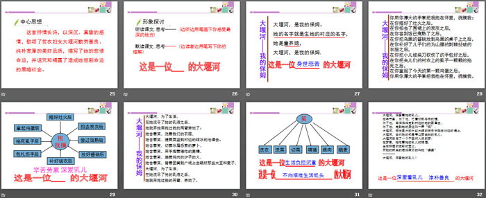 《大堰河——我的保姆》PPT免费下载