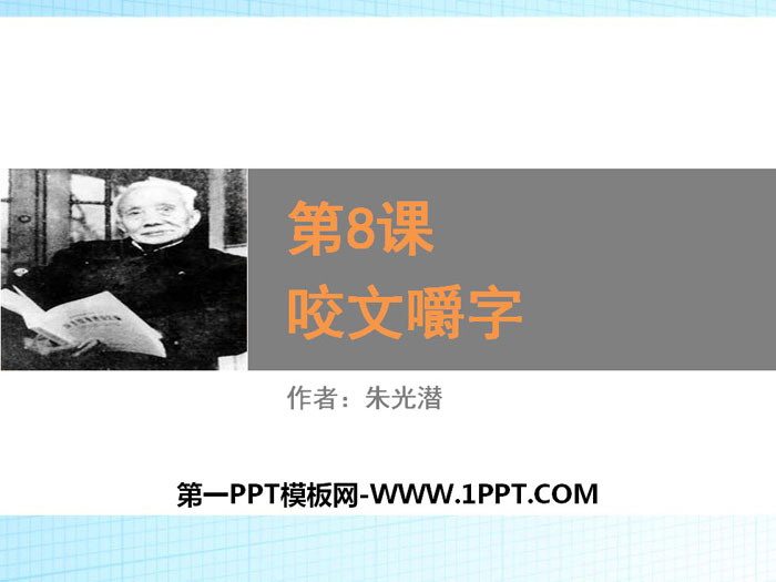 《咬文嚼字》PPT教学课件