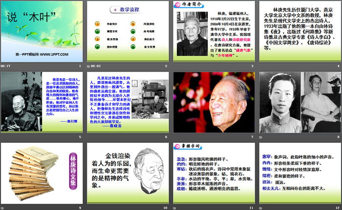 《说“木叶”》PPT