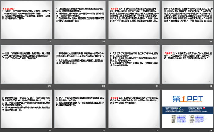 《分析论述类文本的结构特征和论证方法》核心素养探究PPT