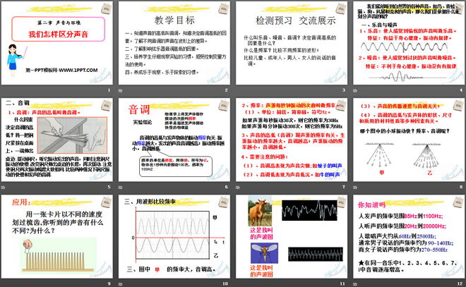 《我们怎样区分声音》声音与环境PPT课件