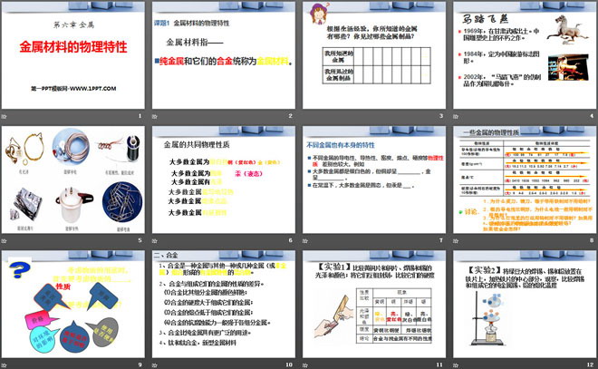 《金属材料的物理特性》金属PPT课件