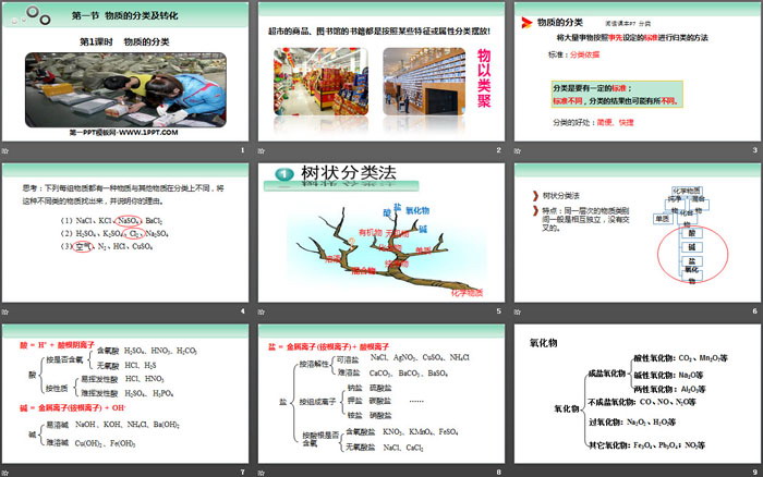 《物质的分类》物质的分类及转化PPT