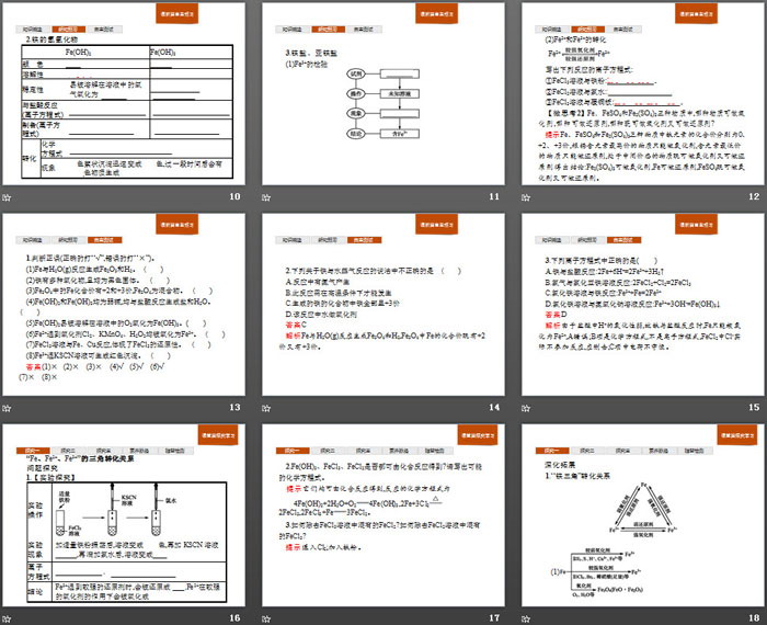 《铁及其化合物》PPT