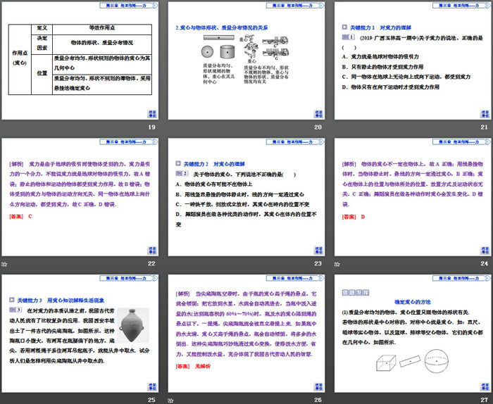 《重力与弹力》相互作用——力PPT课件