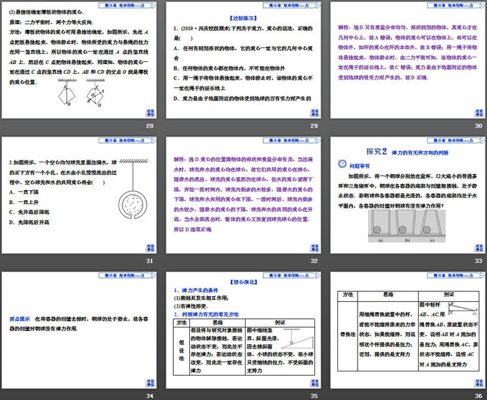 《重力与弹力》相互作用——力PPT课件