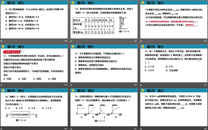 《弹力》力PPT教学课件