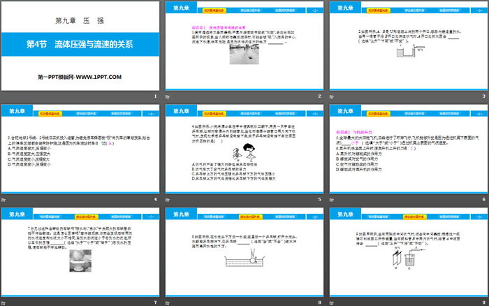 《流体压强与流速的关系》压强PPT下载