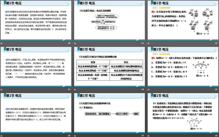 《电压》电压电阻PPT课件下载