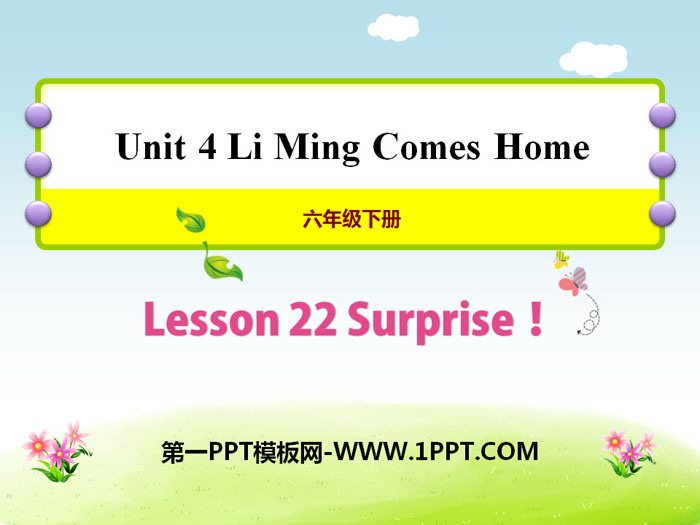 《Surprise!》Li Ming Comes Home PPT课件