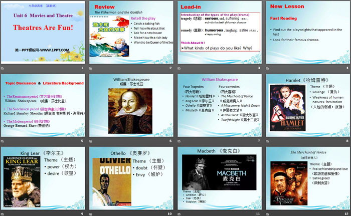 《Theatres Are Fun!》Movies and Theatre PPT