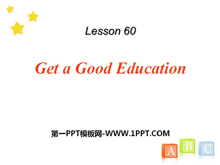 《Get a Good Education》get_ready_for_the_future PPT下载