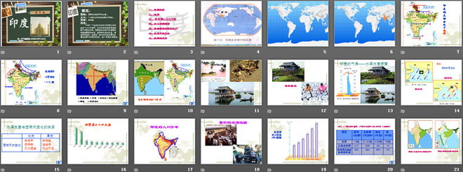 《印度》我们邻近的地区和国家PPT课件