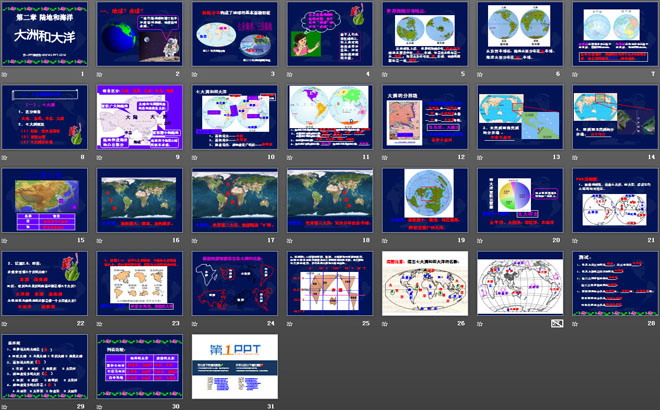 《大洲和大洋》陆地和海洋PPT课件5