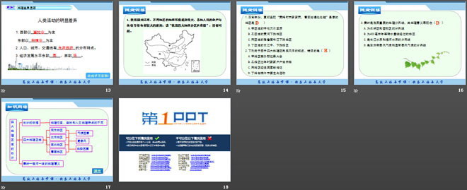 《中国四大地理区域划分》PPT
