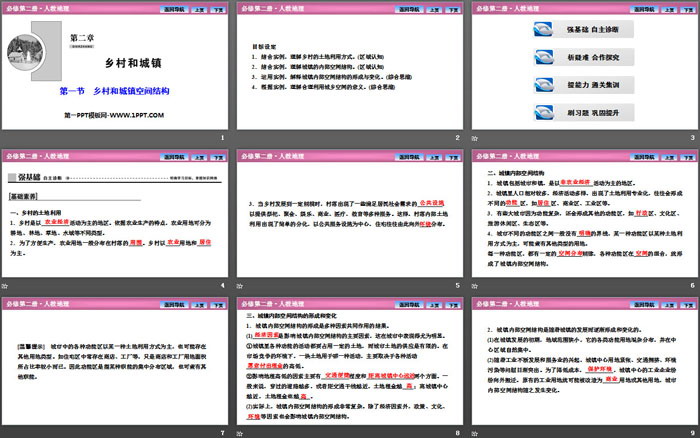 《乡村和城镇空间结构》乡村和城镇PPT课件