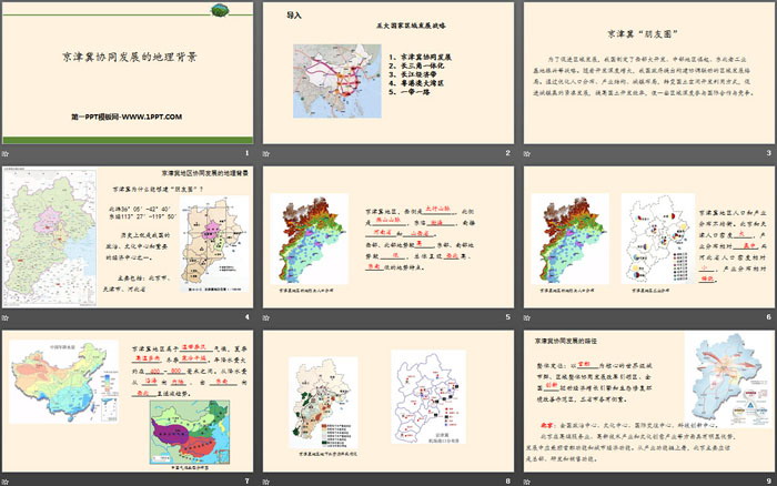 《京津冀协同发展的地理背景》国土开发与保护PPT课件