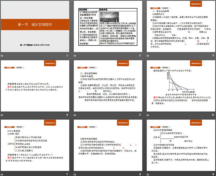 《城乡空间结构》城镇和乡村PPT课件