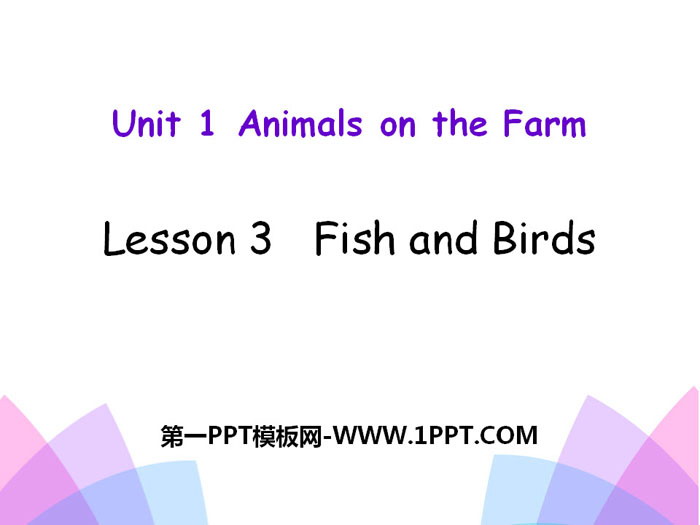 《Fish and Birds》Animals on the Farm PPT教学课件