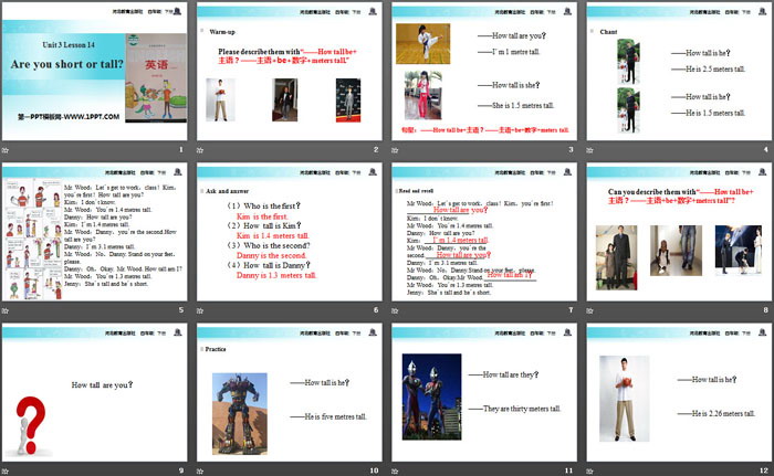 《Are You Short or Tall?》All about Me PPT教学课件