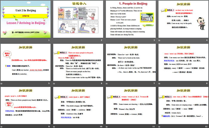 《Arriving in Beijing》In Beijing PPT课件