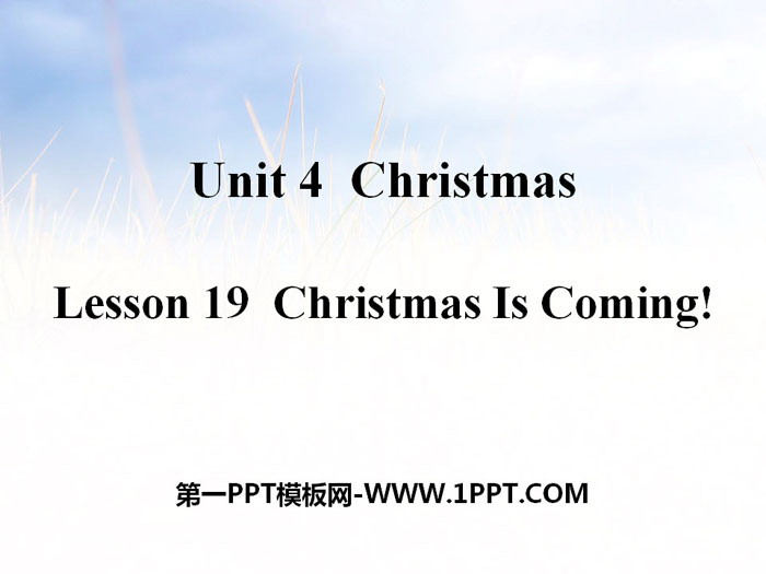 《Christmas Is Coming!》Christmas PPT课件