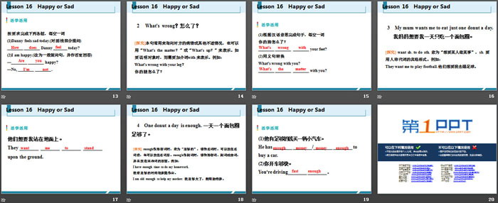 《Happy or Sad》Body Parts and Feelings PPT免费课件