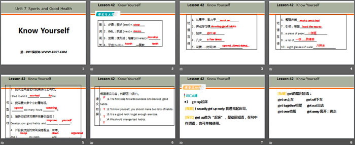 《Know Yourself》Sports and Good Health PPT下载