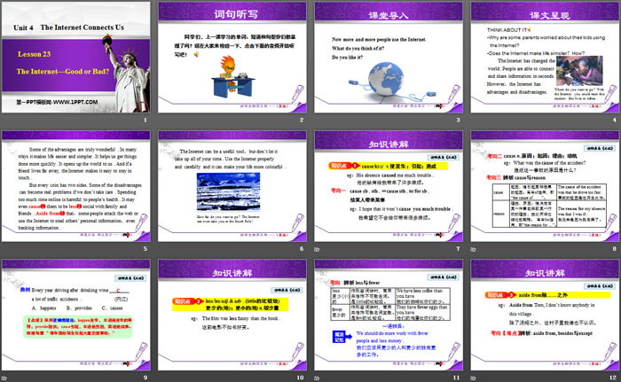 《The Internet-Good or Bad?》The Internet Connects Us PPT课件