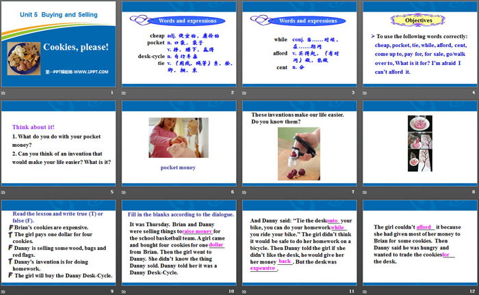 《Cookies,Please!》Buying and Selling PPT课件