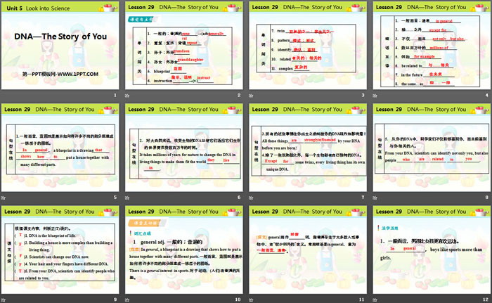 《DNA-The Story of You》Look into Science! PPT教学课件