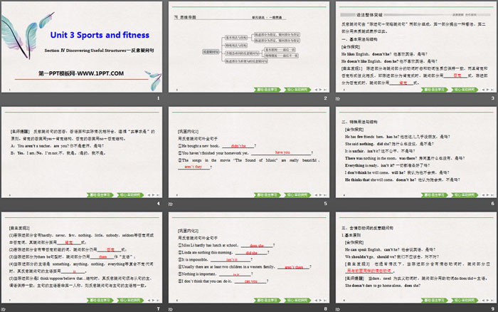 《Sports and Fitness》Discovering Useful Structures PPT下载