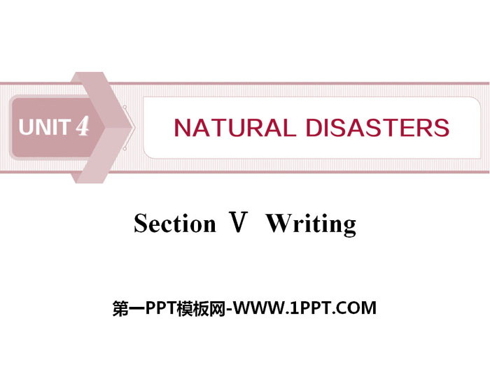 《Natural Disasters》Writing PPT