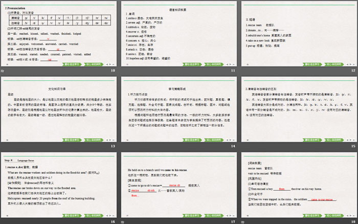 《Natural Disasters》Listening and Speaking PPT下载